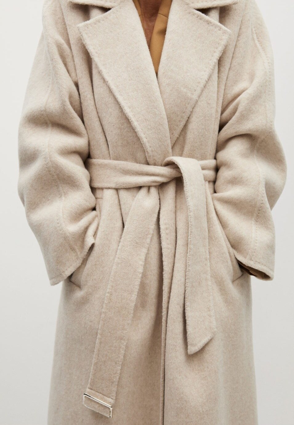 Manteau ecru mango Clearance