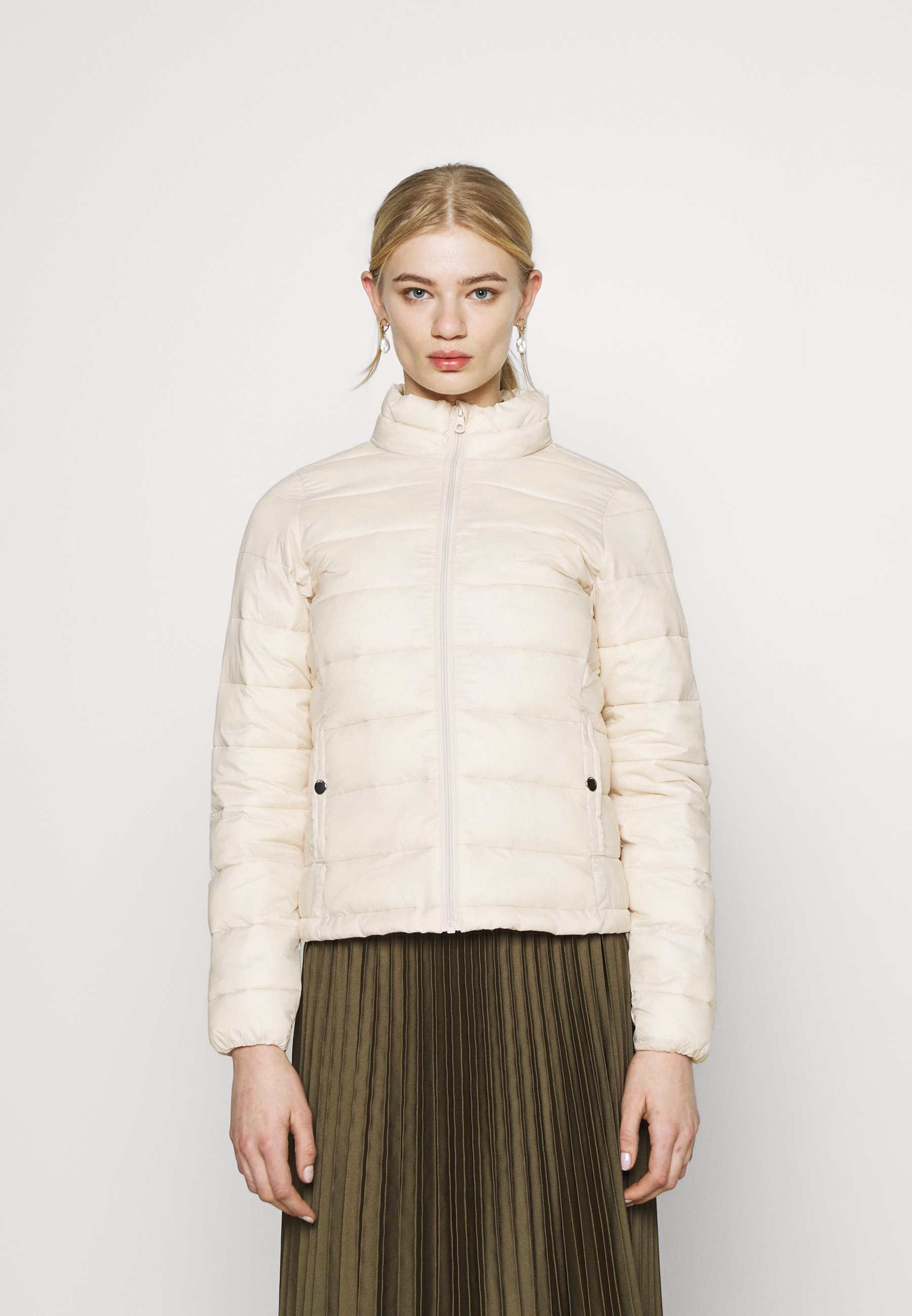 off white quilted jacket