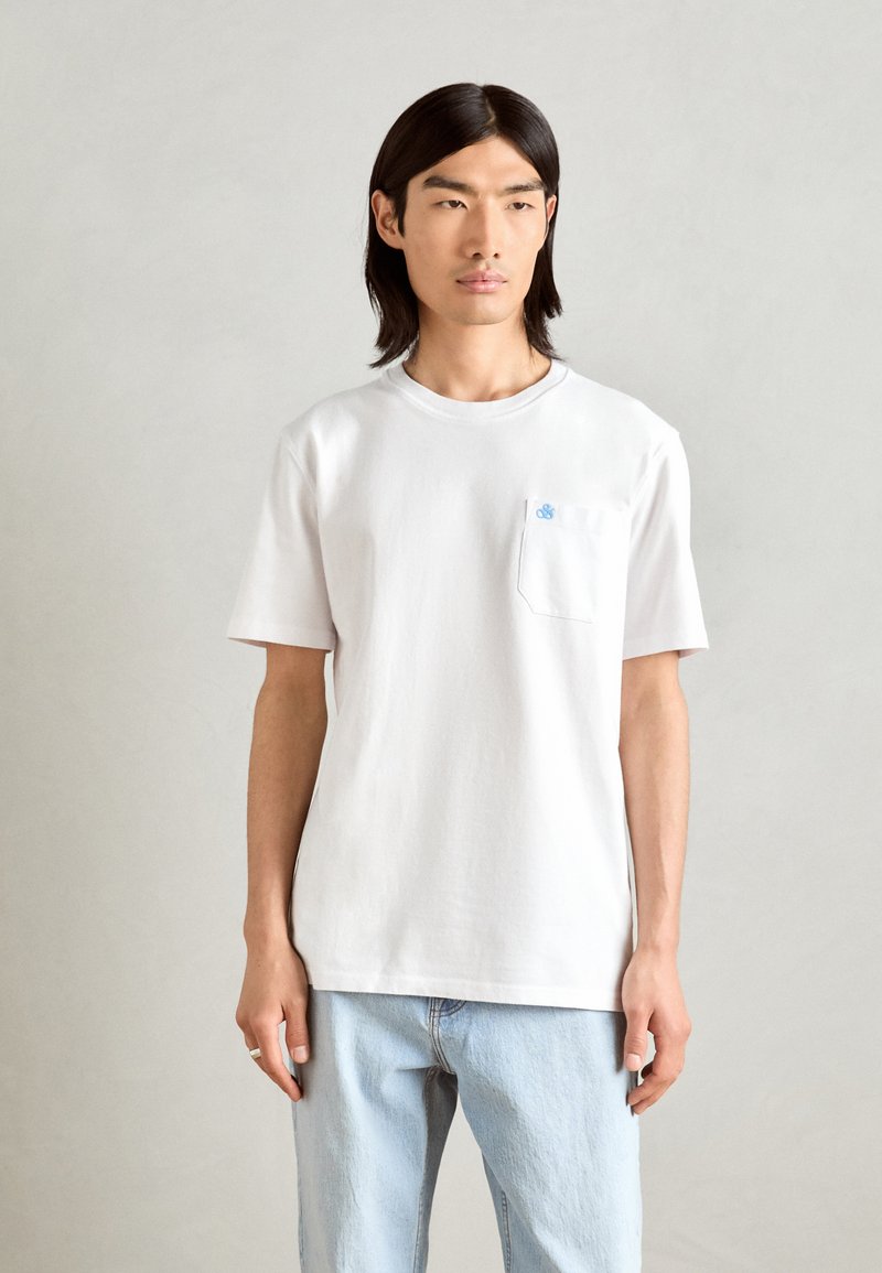 Scotch & Soda - CHEST POCKET - T-shirt basic - white, Ingrandire