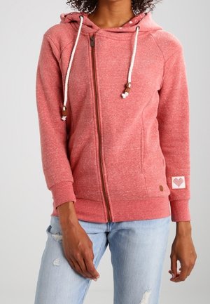 Sudadera con cremallera - dark red