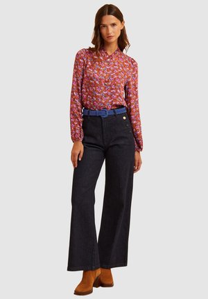 RAW BRIDGE - Wide Leg - navy blue