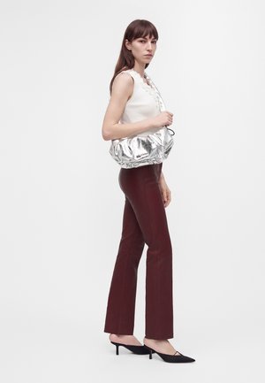 Karl Lagerfeld Jeans, GATHERED BAG - Kabelka - silver-coloured