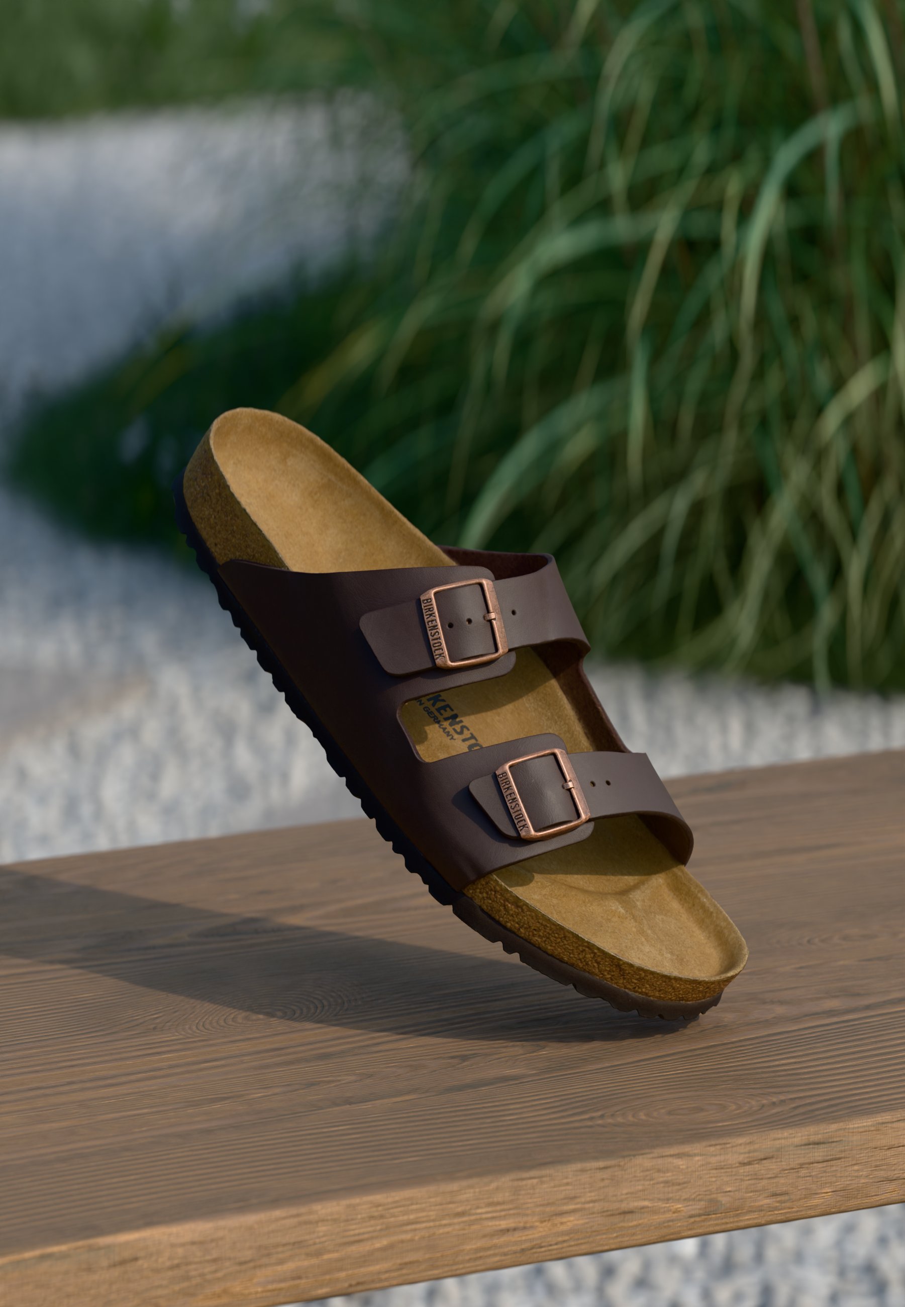 Birkenstock ARIZONA BF DARK BROWNN - REGULAR - Riemensandalette