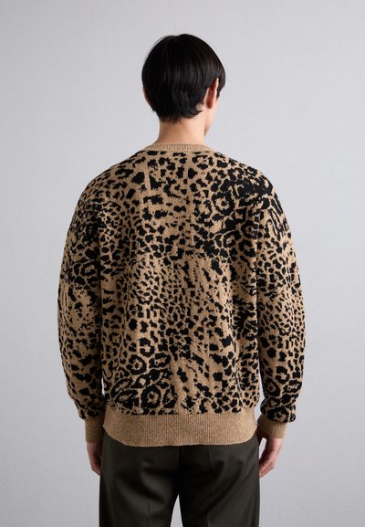 Roberto Cavalli Pullover - avorio/nero