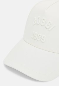Boggi Milano BASEBALL WITH VISOR AND EMBROIDERY - Naģene - cream
