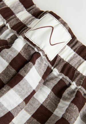 Next, Badeshorts - chocolate white stripe