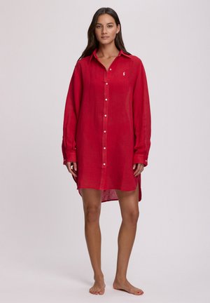 BOYFRIEND SHIRT - Beach accessory - cruise red