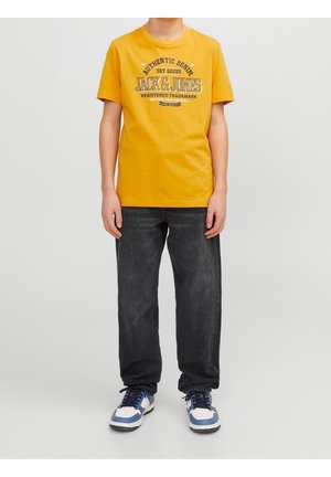 Jack & Jones Junior, Jean droit - black denim