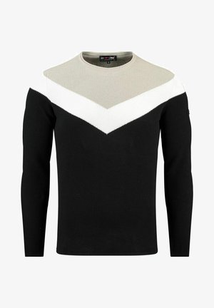 Key Largo MST RÜDIGER ROUND - Strickpullover - silber