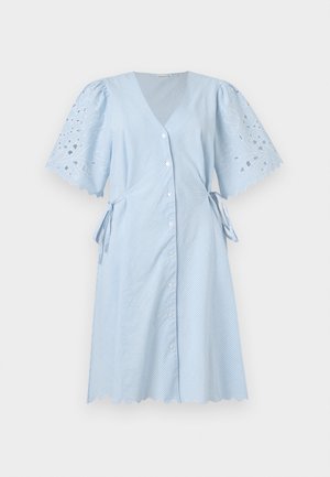 Object, OBJBERRA SHIRT DRESS - Robe chemise - winter sky/white