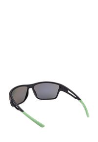 Timberland IN INIETTATO - Gafas de sol - nero opaco verde scuro