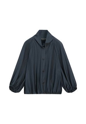 Massimo Dutti, TRANSPARENT BOMBER JACKET 06774357 - Let jakke / Sommerjakker - dark blue