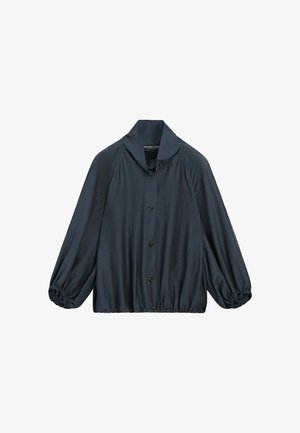 Massimo Dutti, TRANSPARENT BOMBER JACKET 06774357 - Leichte Jacke - dark blue