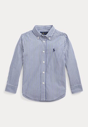 Polo Ralph Lauren STRIPED COTTON POPLIN SHIRT - Marškiniai - navy/white