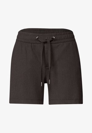 Street One, SHORTS MIT STRUKTUR IM LOOSE FIT - Short - deep earth