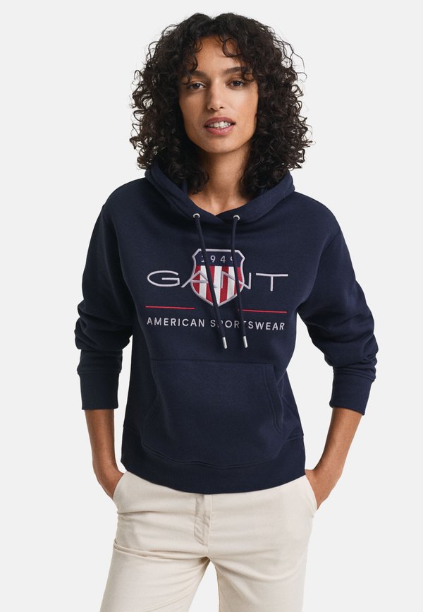 ARCHIVE SHIELD HOODIE - Sweatshirt - blau