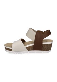 Josef Seibel QUINN - Sandali con plateau - creme kombi
