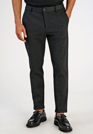 SUPERFLEX CROPPED  - Chinos - dk grey mix
