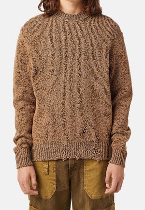 Pullover - mottled light brown