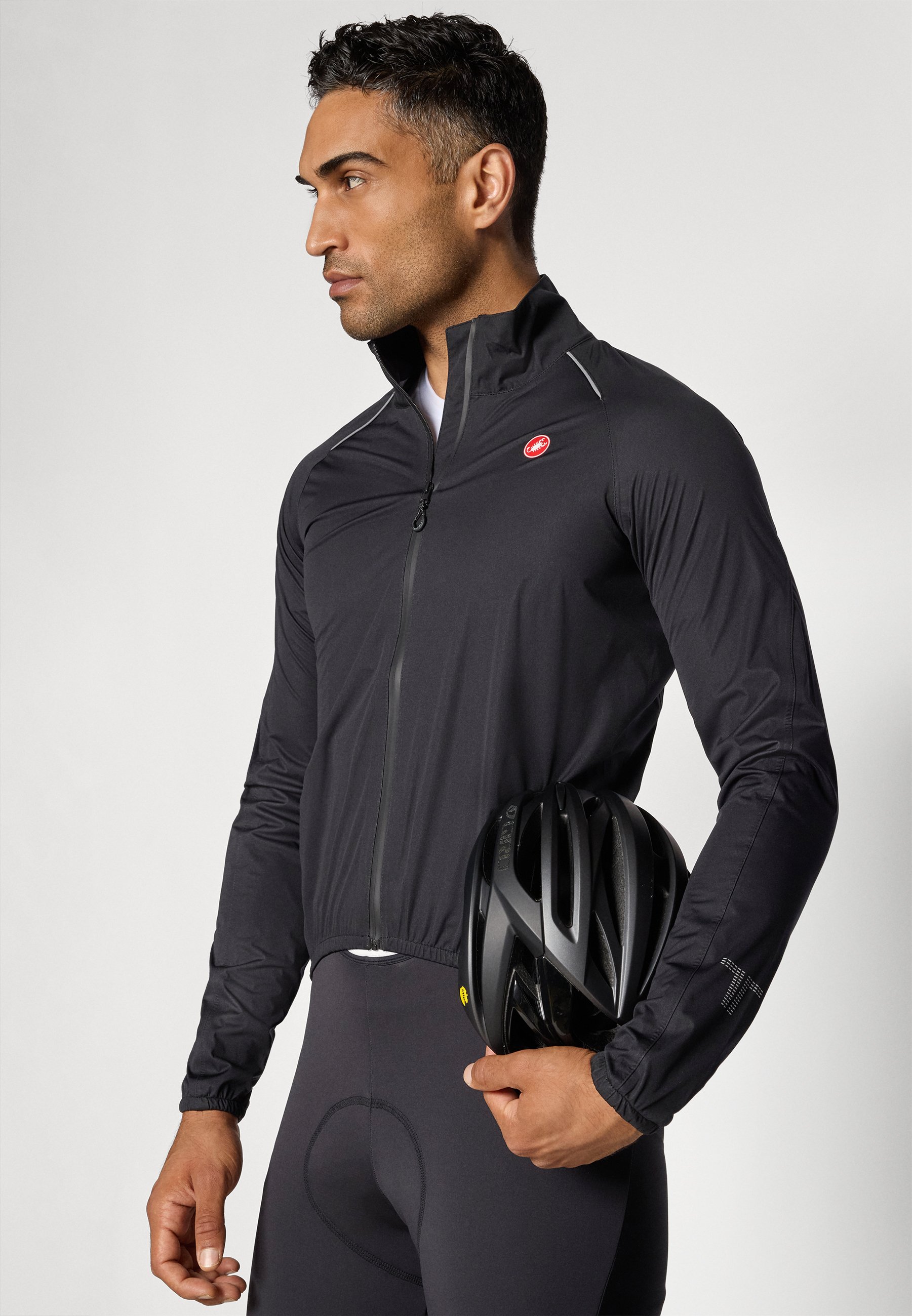 【中古美品】Castelli Radiation123 Jacketブラック Castelli EMERGENCY RAIN JACKET - chaqueta de ciclismo - light