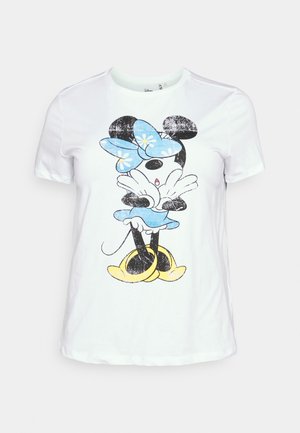 ONCINC MICKEY DAISY TEE - Print T-shirt - bright white