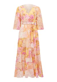 Forever New IMOGEN TIERED WRAP MIDI - Maxi-jurk - amora patchwork