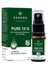 Canobo MUNDPFLEGE PURE CBD 10% CANNABIS MUNDSPRAY - Body oil & shimmers - braun