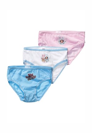 KATHERINE & ASPEN 3 PACK - Kalhotky - weiß/rosa/hellblau