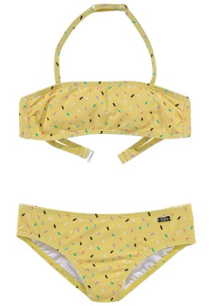 SET - Bikini - gelb bedruckt