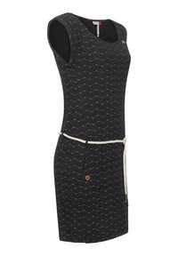 Ragwear TAG ZIG ZAG - Etuikleid - black
