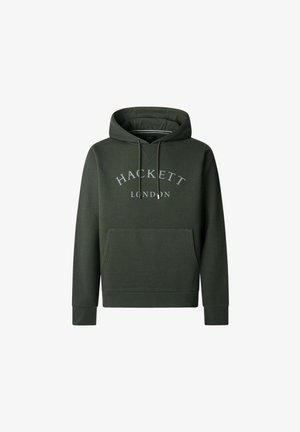 Hackett London HERITAGE - Majica s kapuljačom - duck green
