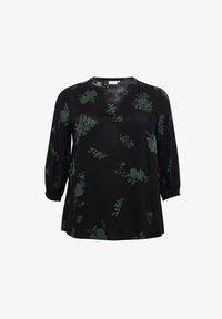 Seleccionado, black green flower