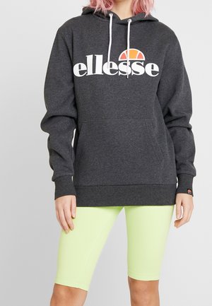 Ellesse Jersey con capucha - mottled dark grey