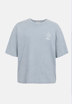 YOURTURN, UNISEX - Trükipildiga T-särk - washed grey