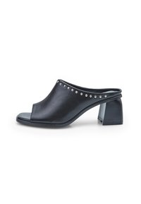 Heeled mules - nero
