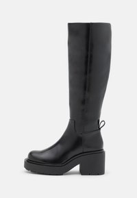 Monki Botas con plataforma - black