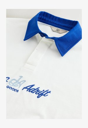 Next, REGULAR FIT - TEXT GRAPHIC EDIT OVERSIZED RUGBY SHIRT . - Poloshirts - white