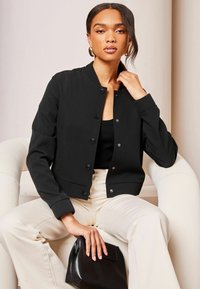 Lipsy SMART - REGULAR FIT - Bomber-jakk - black