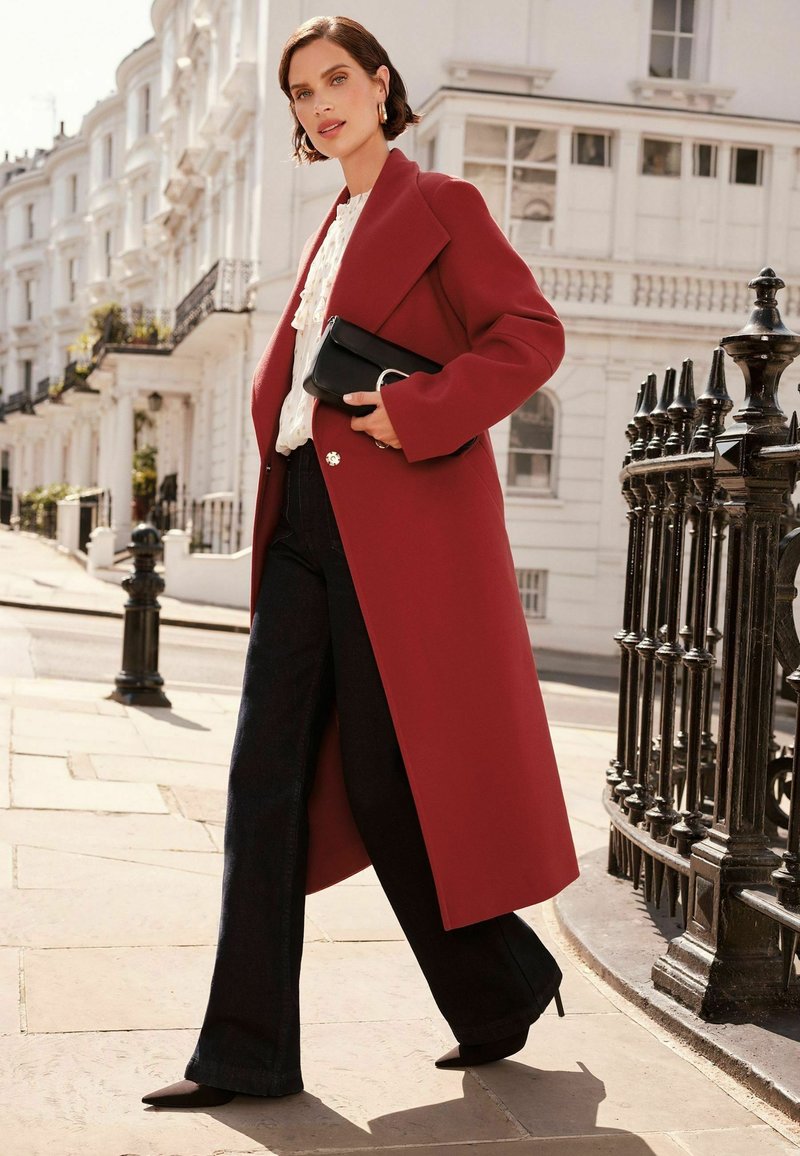 Trenchcoat Roter Lackmantel Kaufen Trench Coat Lack Mantel Rot