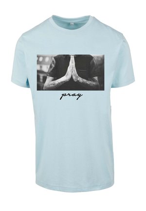 Mister Tee, PRAY - T-shirt imprimé - ocean blue