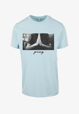 Mister Tee, PRAY - T-shirt imprimé - ocean blue