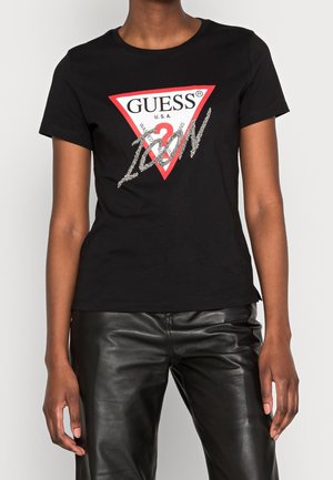 T-shirt print - black