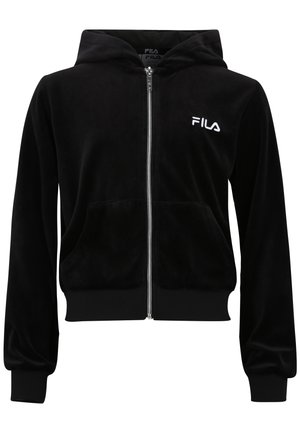 LONGUICH - Zip-up sweatshirt - black