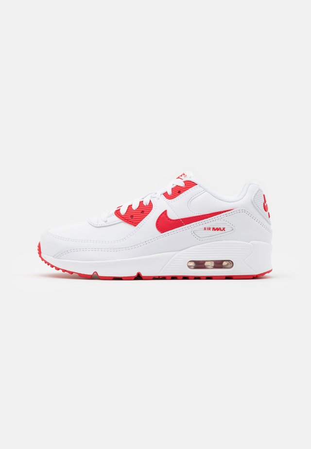 AIR MAX 90 UNISEX - Baskets basses - white/hyper red/black