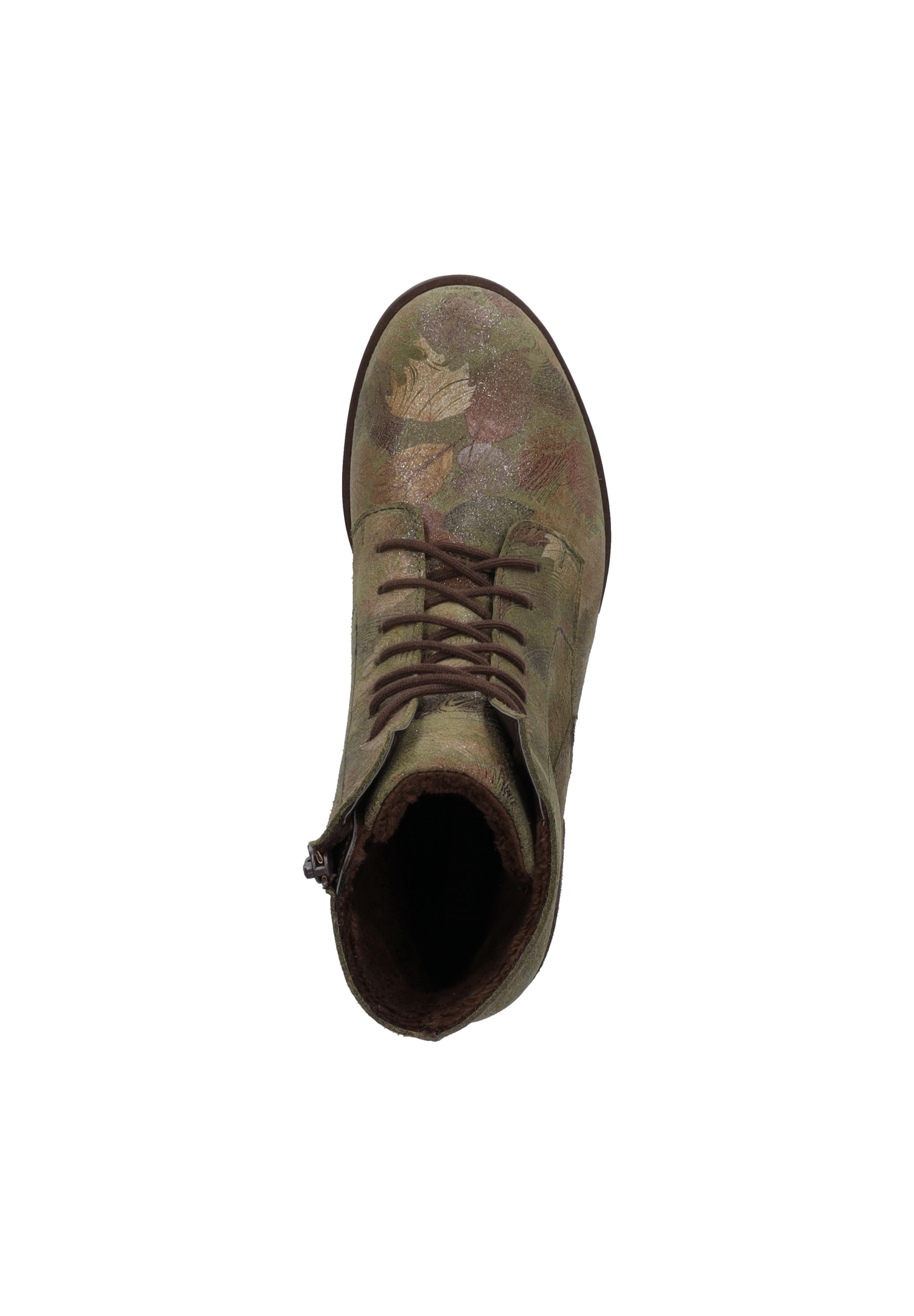 Scarpe Basse Uomo Josef Seibel Wallace 04 - Verde Oliva, Pelle, Suola Flessibile A Piedi Nudi