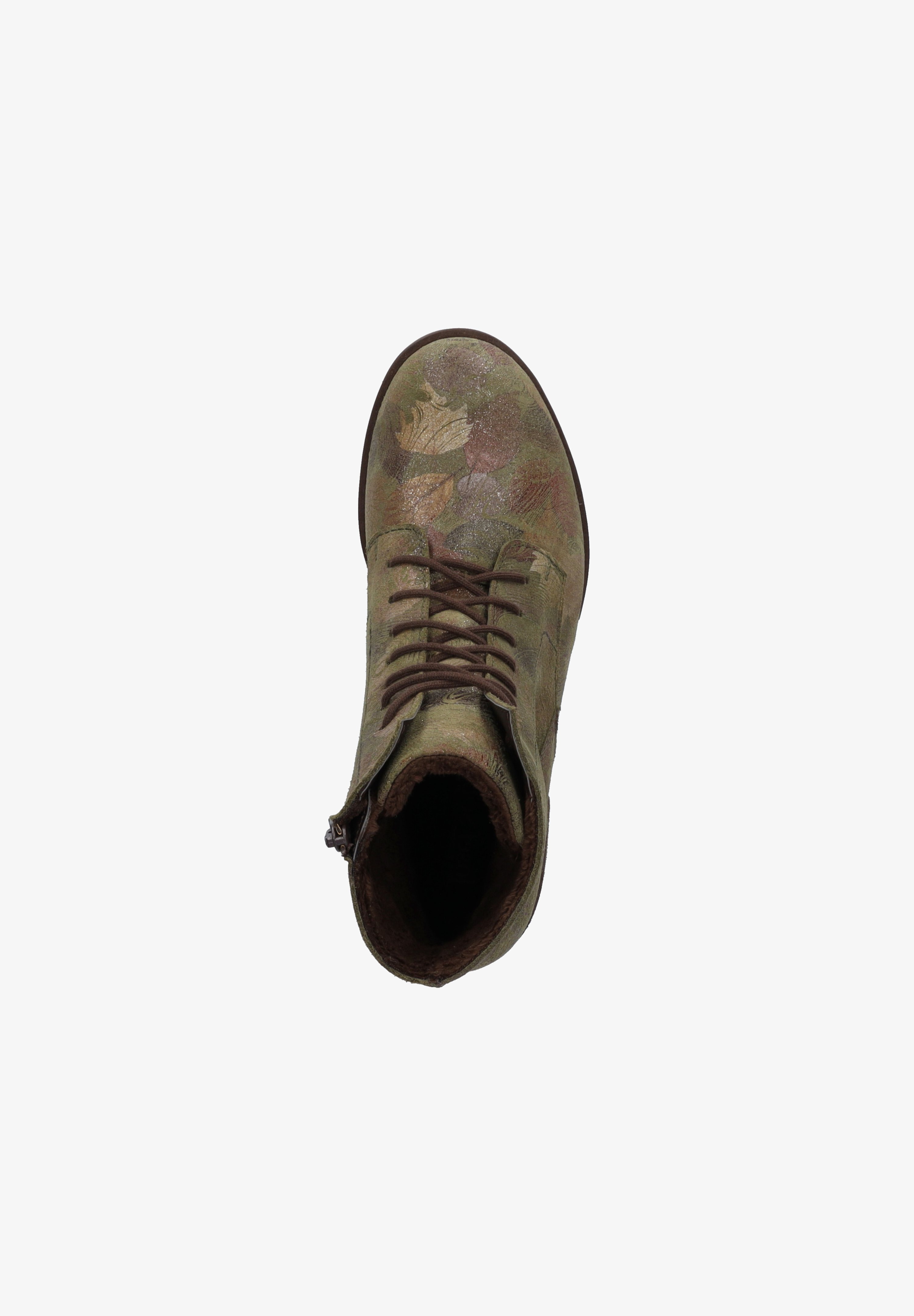 Scarpe Basse Uomo Josef Seibel Wallace 04 - Verde Oliva, Pelle, Suola Flessibile A Piedi Nudi