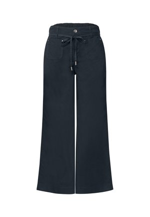 Street One, STRAIGHT LEG HOSE IN WASHED-OPTIK - Pantalon classique - shadowed navy