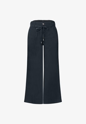 Street One, STRAIGHT LEG HOSE IN WASHED-OPTIK - Pantalon classique - shadowed navy