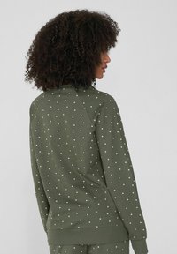 Tezenis Sudadera - military green stampa polka dot
