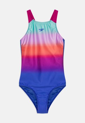 GIRLS PRINTED PULSEBACK - Maillot de bain - pink/royal blue